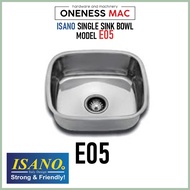 ISANO Stainless Steel Single Bowl Sink E05