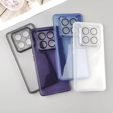 Phone Case For XIAOMI 15 15pro 14 14T 13 13T 12 12T 11T PRO CIVI LITE XIAOMI15 Silica Transparent Ba