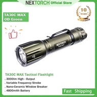 NEXTORCH TA30C MAX Green 3000 lumens high brightness Rechargeable flashlight 30w high power   flashl