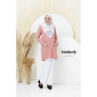 BLOUSE KIMBERLY by ADEL🌼Muslimah Terkini 2023🌼Poket Labuh Menarik🌼