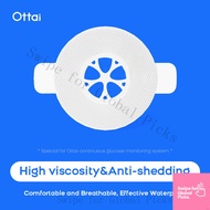 10PCS Ottai CGM Waterproof Adhesive Patch for Continuous Glucose Monitoring Adhesive Patches Bracket