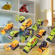 BU 6pcs/set Educational Toys Alloy Plastic Engineering Tru Car Construction Model Vehicle Loader Tra