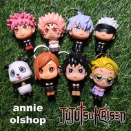 GANTUNGAN Jujutsu Kaisen Chibi Action Figure Keychain Keychain JJK/ Keychain