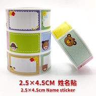 Sticker ROLL NAME STICKER LABEL NAME Patch NAME