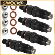 4pcs New Fuel Injector For Perkins 404-22T 104-22 403D-15 404C-22 404D-22T 131406490 Automotive Prof