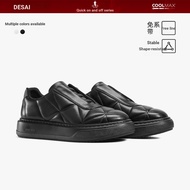 Desai [Lace-Free Commuter Soft-Soled Casual Shoes for All-Match Sports Shoes Men's Genuine Leather L