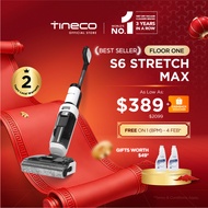 【BESTSELLER】Tineco Floor One S6 Stretch Max 22kPa Layflat Floor Washer Wet Dry Vacuum Cleaner | 85°C