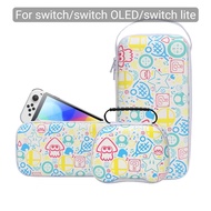 Switch Case Compatible with Nintendo Switch OLED and Nintendo Switch, Portable Hard Shell Travel Switch Carrying Case for Console, Case for Switch Accessories ,Splatoon 3