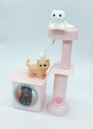 芭比 娃娃 配件 寵物 貓咪 貓跳台 飼養 提籃 拍照 道具 小布 莉卡