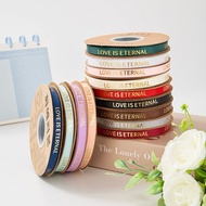 Valentine's Day Letter LOVEISETERNA Love is Eternal Ribbon Gift Packaging Ribbon Flower Packaging Ac