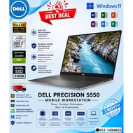 Dell Precission 5550  Intel core i7-10th Gen Processor  16GB Ram  512GB Nvme 4GB Nvidia Graphics