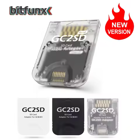 BitFunx GC2SD Micro SD Card Adapter Memory TF Card Adapter Swisss For Nintendo GameCube/Wii Console