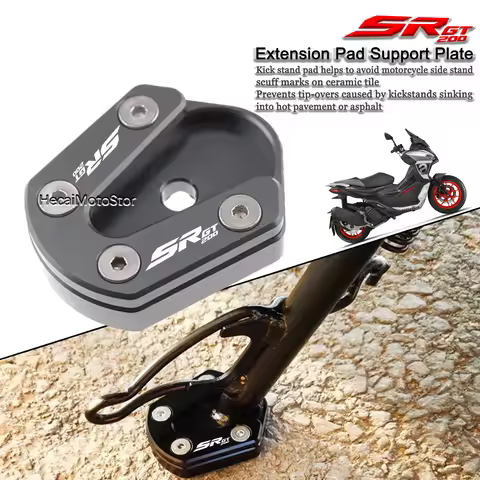 For Aprilia SR GT 200 sr gt200 Motorcycle accessories modified side foot braces and enlarged seat si