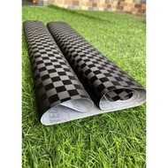 3-Dimensional Chess Pattern Seat Cover - 3D Chess Pattern Motorcycle Seat Cover