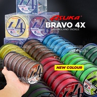 Asuka Bravo 4x Casting Line | 100m - 600m | Pro Series PE Casting Braided Tali Benang 4 sulam Fishin
