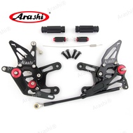 Arashi V1.0 CNC Adjustable Rearset Footrest For KAWASAKI Ninja ZX-10R ZX10R / ZX1000 / ABS 2016 2017
