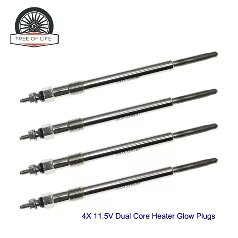 4X 11.5V Dual Core Heater Glow Plugs For Citron Relay Jumper Peugeot Boxer 2.2 HDi 2006+ 1610429780