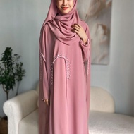 Hanatasha KAFTAN LUNARA (free inner dress) Kaftan Raya Viral New Arrival