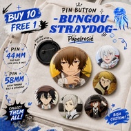 PIN BUTTON BUNGOU STRAYDOG BSD | AESTHETIC ROUND PIN BUNGOU STRAYDOG BSD 44 MM