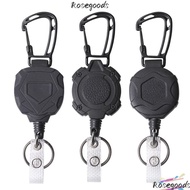 ROSEGOODS Retractable Badge Holder Retractable Credit Card Cover Badge Reel Clip ID Card Holder Iden