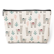 Cute Llama Makeup Bag Alpaca Llama Gifts Llama Decor Funny Llama Stuff Decor Llama Lovers Gift Chris