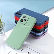 For Realme C35 C31 C 35 C 31 Realme GT 2 pro GT2 pro Neo2 Neo 2 Liquid Silicone Phone Case Couple Soft Casing Smooth Simple Shockproof Back Cover