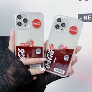 Float Classic Coke Cola Flow Liquid Quicksand Phone Case for iPhone 14 13 Mini 12 Pro Max 11 Xr Xs X
