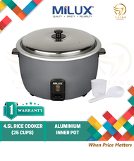 Milux 4.5L Rice Cooker/ Periuk Nasi MRC-545 MRC545 Grey/ Green