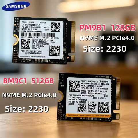 Samsung internal solid-state drive PM9B1 128GB&BM9C1 512GB NVME M.2 PCIe 4.0 size 2230 OME packaging