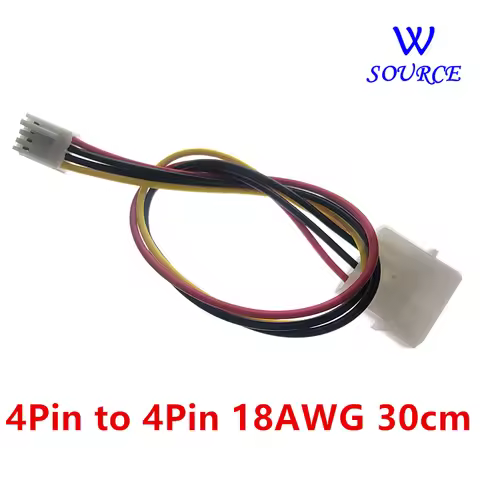 IDE Molex 4pin Male To 4Pin 2.54MM Female to IDE 4pin Power Supply Cable 30CM Floppy Drive Adapter P