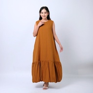 KATUN FEMMEWEAR - ANNABELLE DRESS | Women's inner dress sleeveless cotton linen balloon