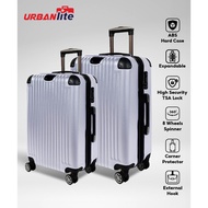 URBANlite Vertez: 24"+28", ABS Shell, 360° 8 Wheels, TSA Lock, Expandable, Corner Guard, External Ho
