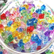 【FUNWD】Plastic Gems Ice Grains Colorful Small Stones Children Jewels Acrylic Gems