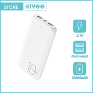 KIVEE 🔥แบตสำรอง 10000mAh Power Bank ของแท้ 100% มาตรฐานมอก. เพาเวอร์แบงค์ พาเวอร์แบงค์ พาวเวอร์แบงค์
