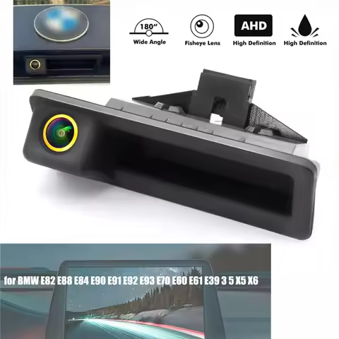 Fisheye Rear View Camera For BMW 3/5 Series E60 E39 E90 E82 E61 X1 E84 X5 E70 E92 E91 E88