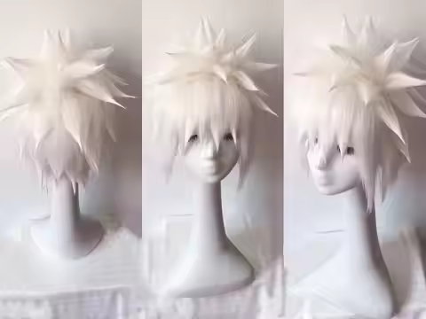 Shippuden Young Jiraiya Cosplay Wig
