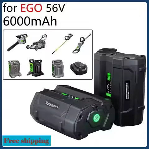 For EGO BA2800 56V 6000mAh Replacement Battery Compatible For EGO BA2800T BA4200 BA4200T BA1400 BA14