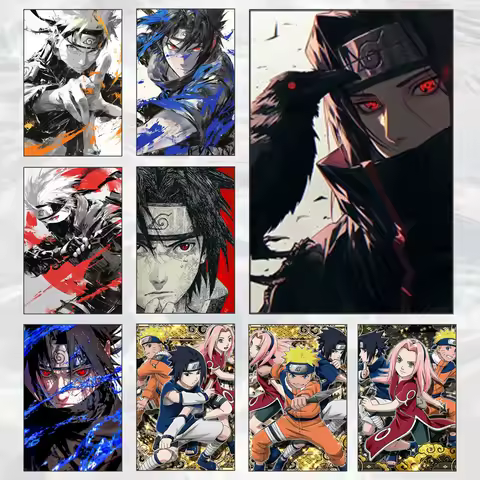 Anime Naruto Kakashi Naruto Sasuke Poster Decoration Anime Premium Japanese Hanging Painting