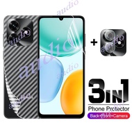 HONOR X5c Plus 4G 3in1 Front Back Lens Hydrogel Film For Honor X5c Plus HonorX5c Plus 4G Smartphone 