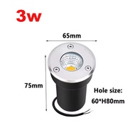 LED Underground Light 5W 9W 12w 7w Inground COB Floor Lamp Outdoor Ground Garden Square Path Buried