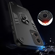 For Motorola Moto G85 Hybrid Shockproof Armor Case Ring Holder Stand Cover