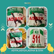 (SPECIAL PUTRINVT) CHICKEN FEED A591k, a592k, a594k and 511k repack 1 kg