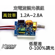 Electronic Crazy㊣Fixed Current Dimming Module 1.2A~2.8A.Super Polar Performance.Taiwan R & D.Can Be 