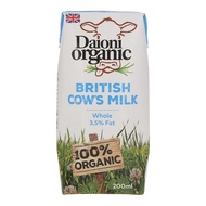 Daioni Organic Whole UHT Milk, 200 ml - WSHT [UK]