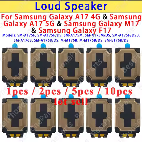 For Samsung Galaxy A17 M17 F17 4G 5G Bottom Single Loudspeaker Buzzer Ringer Sound Module Board Repl