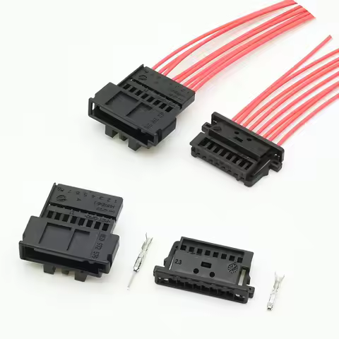 1 Set 8 Pin Male Female Connector Display Screen Indoor Top Lamp Plug 0-1719221-1 3D0972708A 3D0 972