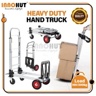 [2 & 4 Wheels] Innohut Heavy Duty Folding Hand Truck Industrial Trolley Troli Angkat Barang Portable