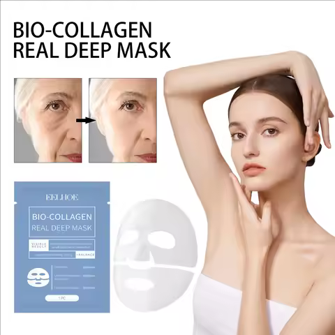 EELHOE Collagen Face Mask Hyaluronic acid Lifting Rejuvenation Shrink Pores Moisturizing Refreshing 
