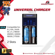 WXEL - Nokoser A2 Battery Charger 2 Slots A / AA / AAA / SC / C / 18650 / 26650 / 22650 / 18500 / 17