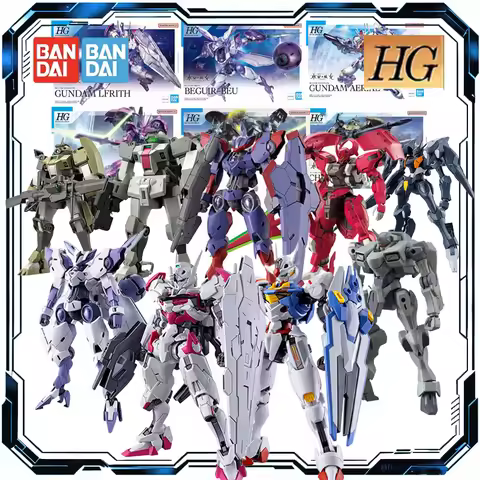 Bandai Original HG The Witch From Mercury GUNDAM LFRITH CALIBARN BEGUIR-BEU DARILBALDE ZOWORT Anime 
